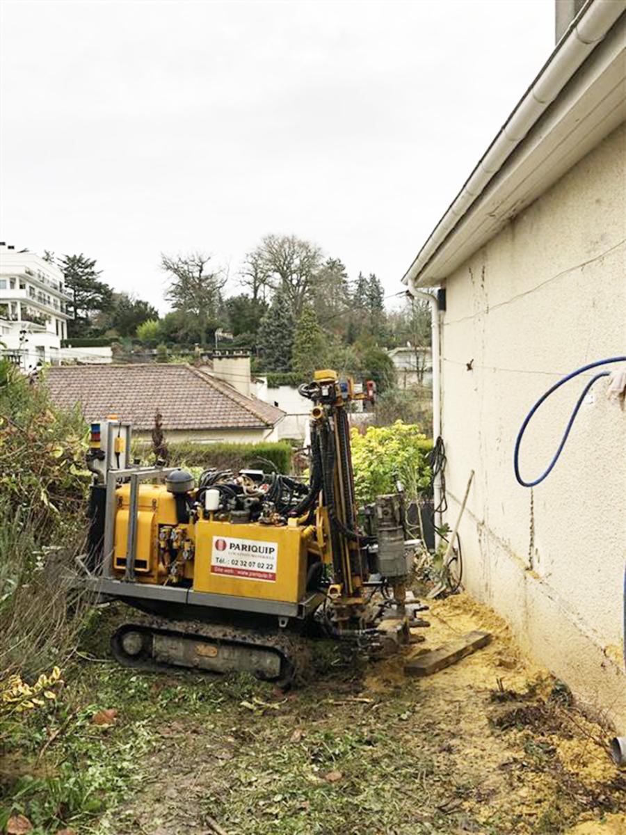 Reprise en sous-œuvre des fondations à Garches (92)