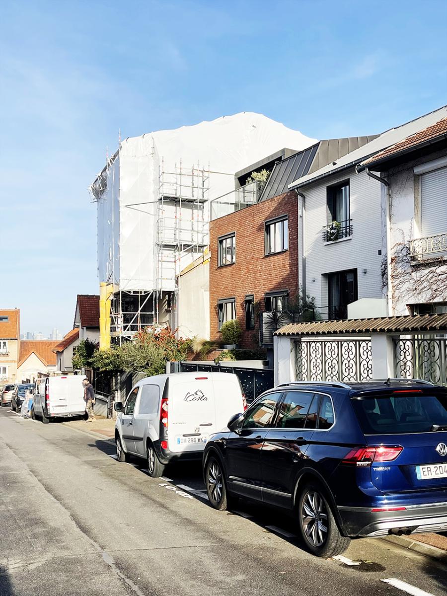 Surélévation d'une maison à Issy-les-Moulineaux (92)