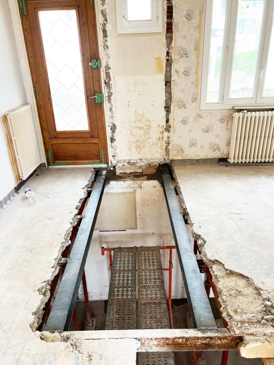Création d'une trémie d'escalier à Champlan (91)
